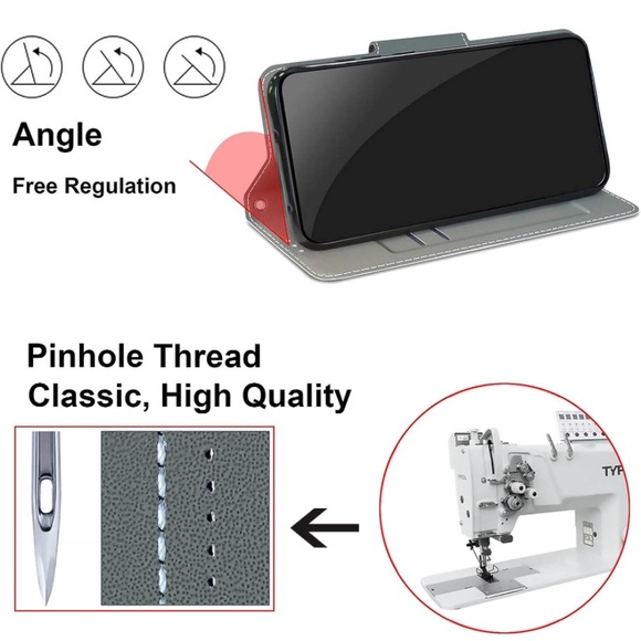 New KENHONER Case for iPhone 13 Pro Max Wallet Case, - Picture 6 of 7